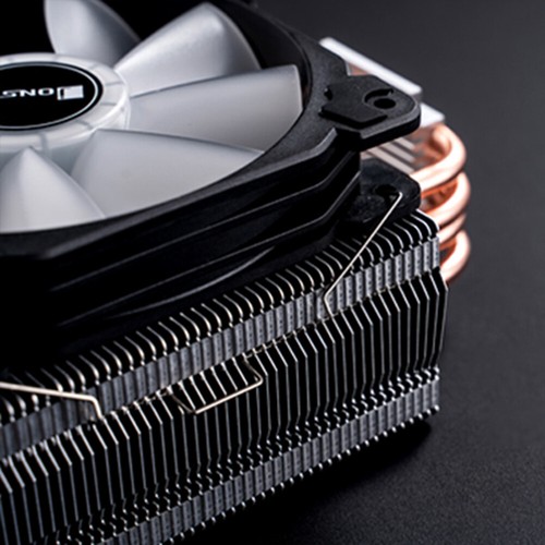 CPU Cooler ARGB PWM Computer Heatsink 4 Copper Heatpipes LED Radiator 120mm Fan - Picture 7 of 16