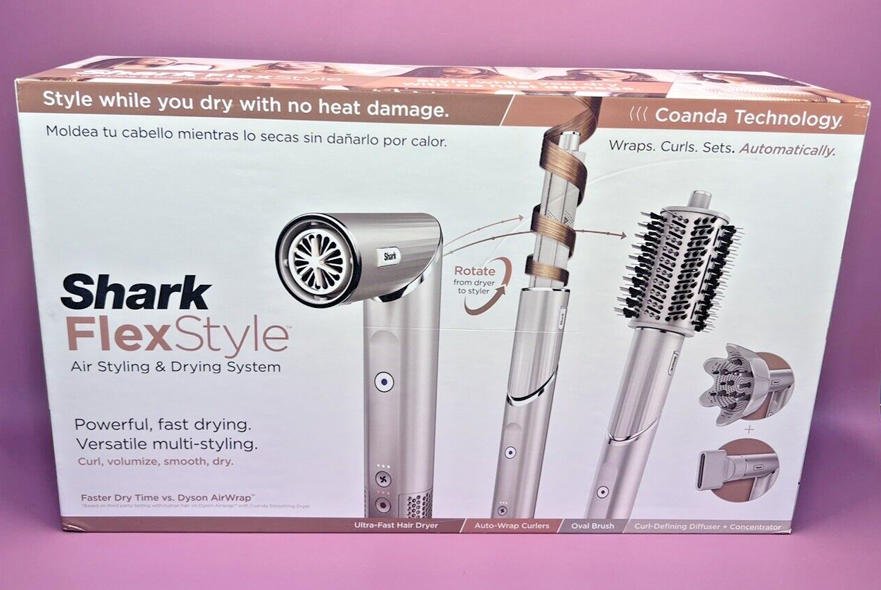 Shark FlexStyle Dryer & MultiStyler (HD435) 1.00 NO RESERVE