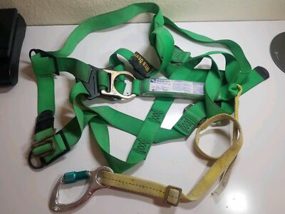 Web Devices  Full Body Safety Harness, 310lb Max, Poly, 2015 3-4ft