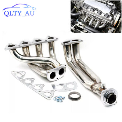 Stainless Exhaust Manifold Header For 88-00 Honda Civic D-series EJ/EG/EH/EK D15 In | Whizz Exhaust Pipe Connector - Foto 3