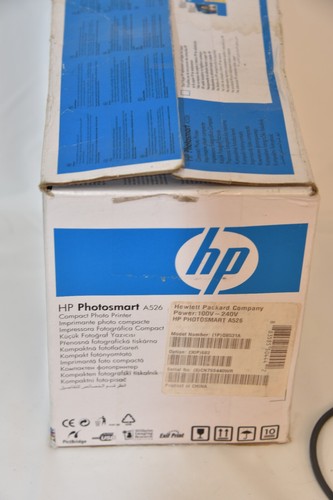 HP Photosmart A526 Digital Compact Photo Printer - Free UK Delivery - Picture 7 of 10