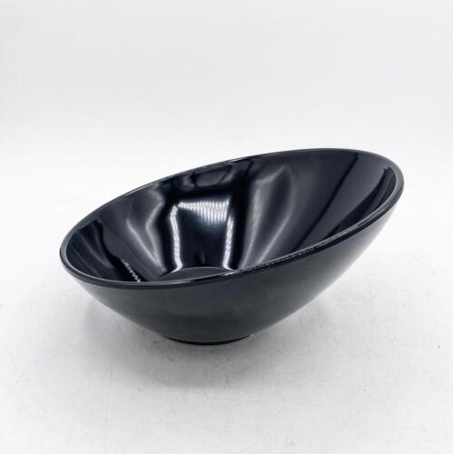 (8-Pack) GET 16oz Angled Cascading 8" Black Serving Bowl Salads Snacks Pasta - Picture 2 of 3