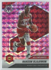 2020-21 Mosaic Basketball Hakeem Olajuwon Houston Rockets #284 All-Time Greats