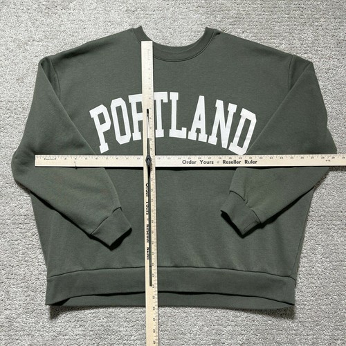 Olivgrünes Portland Langarm Sweatshirt Wild Fable XXL Herren Unisex - Bild 3 von 8