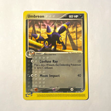 Umbreon Rare 24/100 EX Sandstorm Regular English Pokémon TCG 2003 80 HP