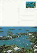 Entier carte postale Bermudes - Mills Creek neuf**