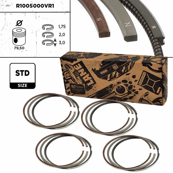 ET Engineteam Kolbenringsatz Boxet – Service Kit R1005000VR1 FüR VW Golf 3 1H5 4-image