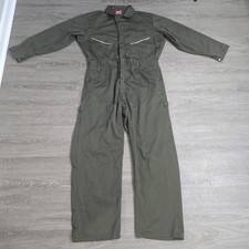 Vintage Dickies Coveralls Jumpsuit 44 Medium Green Workwear Mechanic USA Style