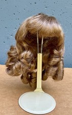 Beautiful Vintage Light Brown Wig For Antique Doll-Would Fit 8 Inch Doll Head