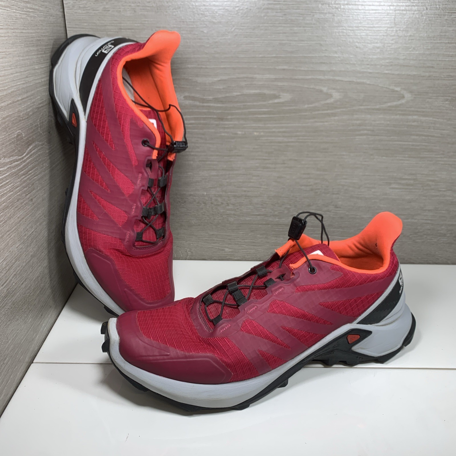 Scarpa da trail donna Salomon Supercross in Cerise rosa donna taglia 9 5