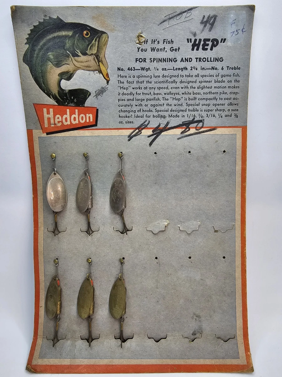 Heddon Vintage Spinnerbait Vintage Fishing Lures for sale | eBay