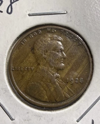 1928 Lincoln Wheat Cent Improper Alloy Mixture (WOODY) VF B Great Condition
