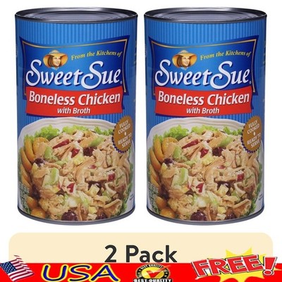 Premium Boneless Chicken Breast 50oz Canned Protein Ready to Eat Perfect Recipes
