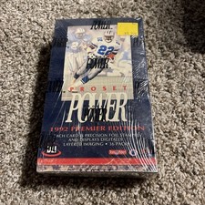 1992  Pro Set Power Football Wax Box - 36 Packs