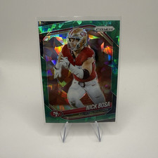 Panini 2025 Prizm Green Ice Prizm Nick Bosa #219 San Francisco 49ers Card
