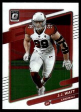 J.J. Watt 2021 Donruss Optic #180 Cardinals NFL READ FREE SHIPPING AutographDen
