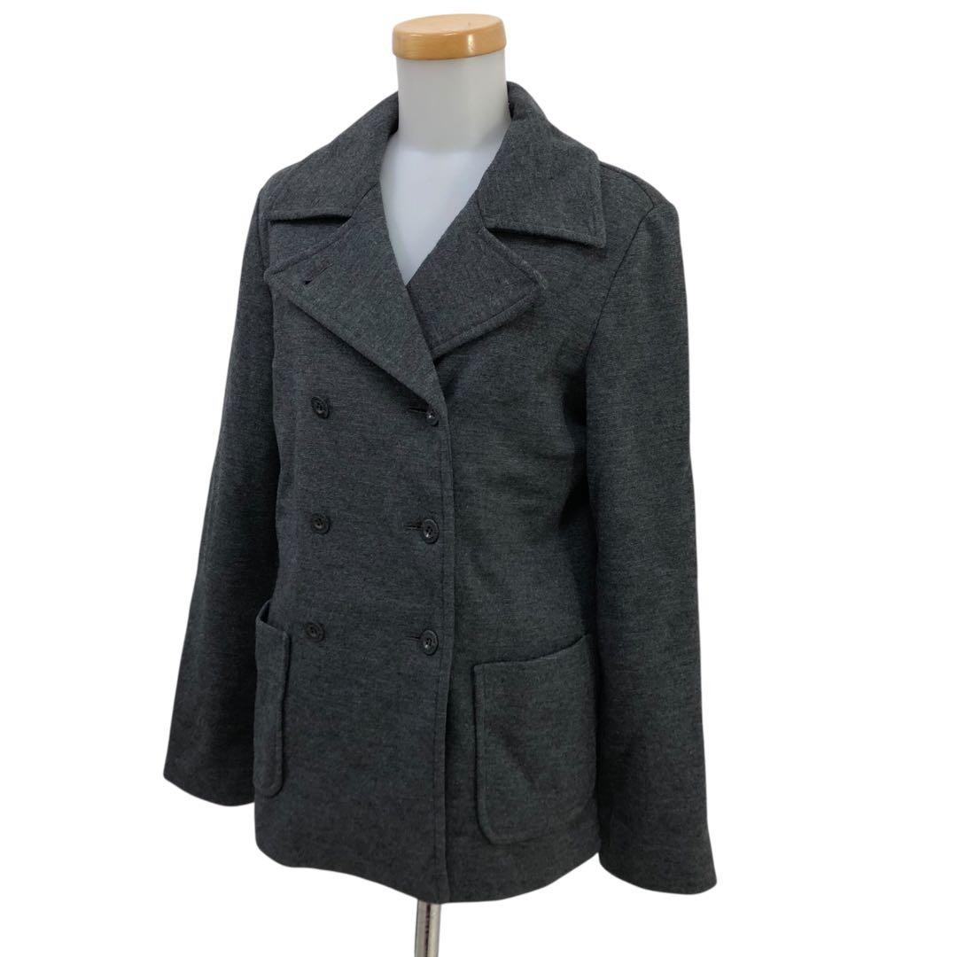 Burberry Blue Label Vintage Jacket Gray Wool With Buttons Size 38 For Women thumbnail 19