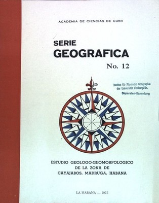 Estudio geologo-geomorfologico de la zona de Cayajabos, Madruga, Habana; Serie G