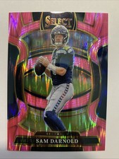 2025 Panini Select - Concourse Sam Darnold #13 Pink Shock Prizm