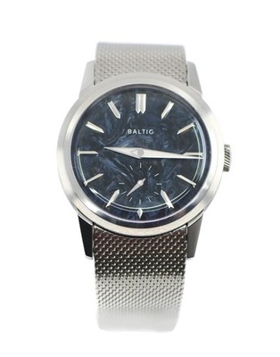 Baltic Prismic Stone Stainless Steel Watch 