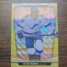 O-Pee-Chee Platinum Kyle Connor Neon Yellow Surge #36 Winnipeg Jets Hockey Card