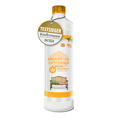 FURTH CHEMIE Grünbelag Entferner Konzentrat Algen Flechten Garten 1 l, 10 l
