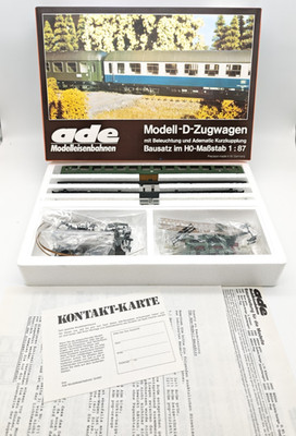 ADE H0 B 3301 Modell D-Zugwagen 2.Kl. grün DB Bausatz Rarität NEU & OVP