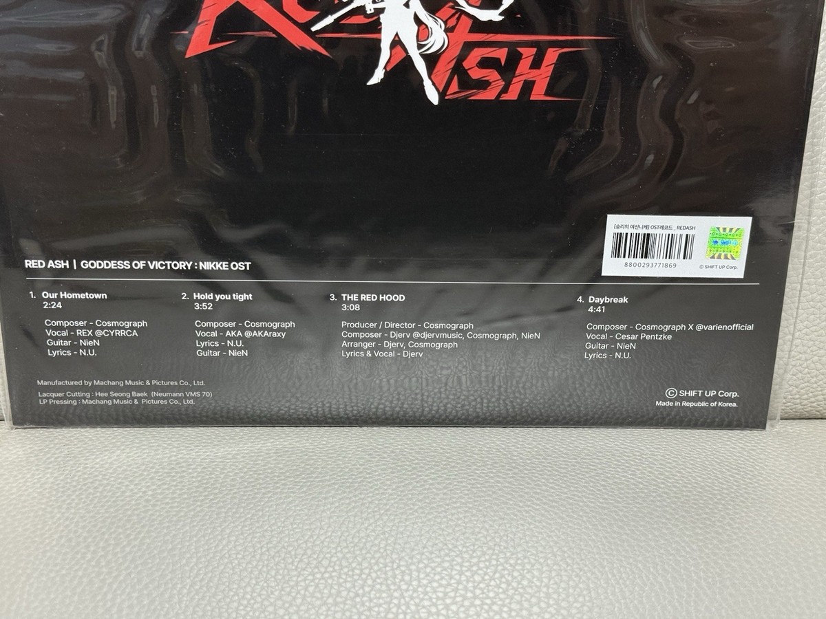 NIKKE GODDESS OF VICTORY Redhood LIMITED LP player Vinyl Brand New