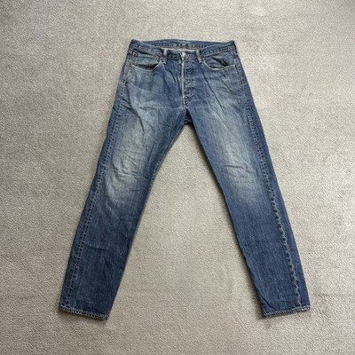 LEVIS 501 CT Herren Jeans Hose W34 L32 Vintage Custom Tapered 16609 Blau Denim