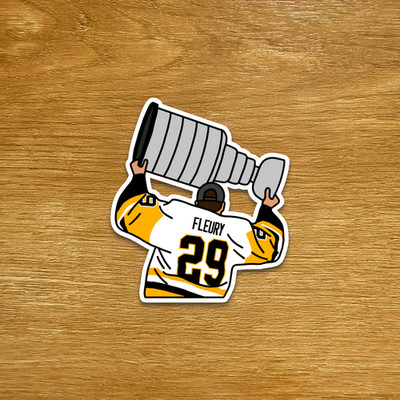 Pittsburgh Hockey - Marc-André Fleury - Die Cut Sticker