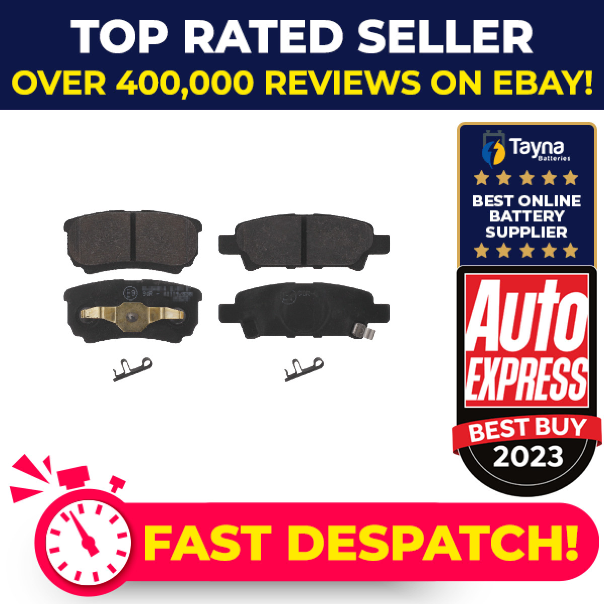 Brake Pads Set fits MITSUBISHI LANCER Mk7, Mk8 Rear 2000 on Blue Print MN116929