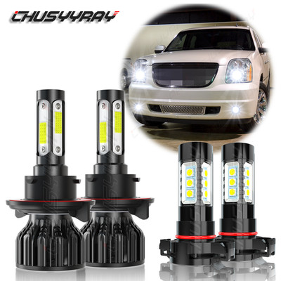 For Dodge Nitro SXT Sport Utility 2010-2011 LED Headlight Fog Light Bulbs White