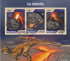 Meteoriten Tschad gestempelt 7818