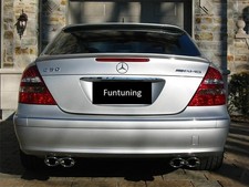 Sportauspuff Endschalldämpfer für Mercedes E-Klasse W211 Endrohre 95x65mm Sportauspuff Endschalldämpfer für Mercedes E-Klasse W211 Endrohre 95x65mm