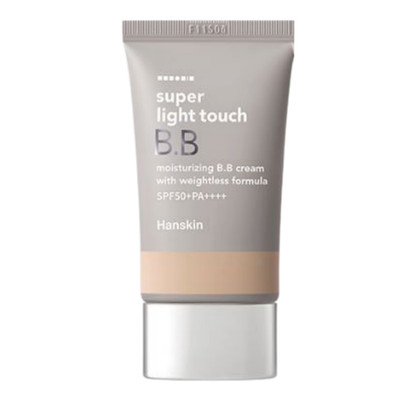 Hanskin Super Light Touch B.B Cream SPF50+ PA++++ 30g Moisturizing Naturalness.
