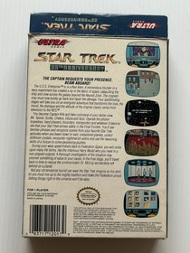 Star Trek 25th Anniversary NES Cartridge+Box (Untested)