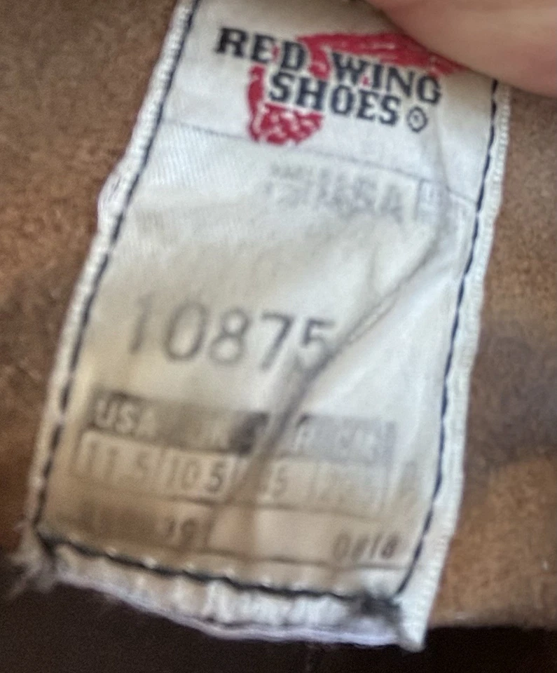 Botas Red Wing Heritage 6" Puntera Sin usar, en caja, para hombre 10875 Oro Cuero Zapatos Talla 11.5E Foto 2 de 4