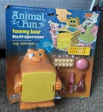 NEW Vintage Arco Toys Animal Fun Tummy Bear Refrigerator Woolworth NOS Rare