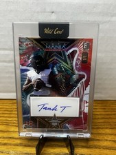 2024 Taulia Tagovailoa  Wild Card  Auto Mania American Football 1/1 Rookie Auto