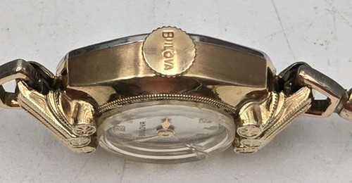 Vintage Bulova Women’s Watch 10k Rolled Gold Plate, Swiss, 17 Jewels Working - Picture 3 of 8