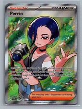 perrin pokemon card full art Graded - 220/167 reveal them Pokemon Crimson Haze [SV5a 092/066]