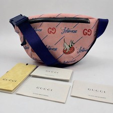 GUCCI 502095 Childrens The Jetsons Belt Bag PVC Leather Pink Vintage From Japan