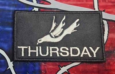 EMBROIDERED THURSDAY POST-HARDCORE BAND PATCH (Please Read Ad)