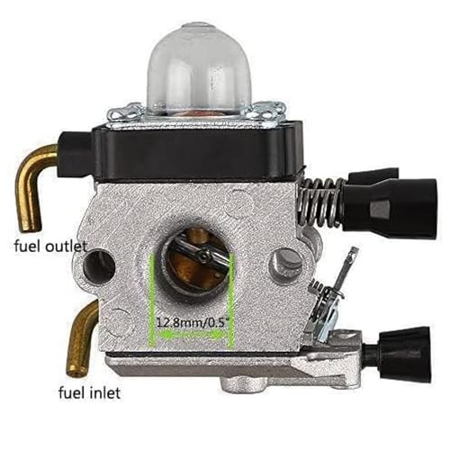 DUOJIN Kit Carburateur C1Q-S97 Compatible STIHL FS38 FS45 FS55 KM55 HL45 – Complet Avec Pompe, Joints, Bougie, Filtre – Remplacement Débroussailleuse Tondeuse