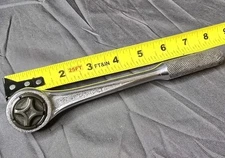 Vintage J.H. Williams 3/8" Drive Ratchet B-52 "Super ratchet" Knurl Made in USA