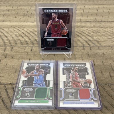 2021-22 Panini Prizm Sensational Swatches Kevin Love Al Horford Steven Adams Lot