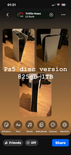 Sony PlayStation 5 PS5 Blu-Ray Disc Console 825GB-1TB White/Black No controller