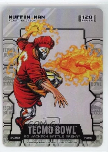 2026 Bo Jackson Battle Arena: Tecmo Bowl Edition Fire Muffin Man #SC363