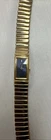 Vintage Seiko Gold Tone Bracelet Watch Blue Dial Works New Battery Ships Free