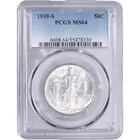 1939-S 50C Walking Liberty Half Dollar ~ PCGS MS64